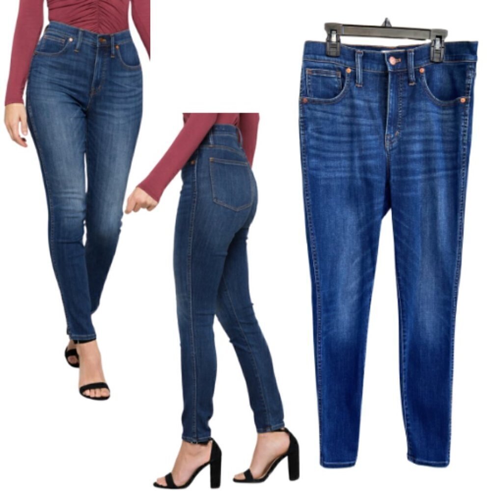 MADEWELL 10" High Rise Skinny Jean Size 28